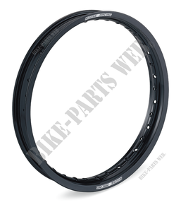 Wheel, Moose black aluminum rim 1.60x21'' for Honda XR, XLR, CR and CRF - JANTE ALU NOIRE 1,60x21